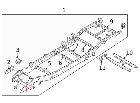 Frame & Components for 2018 Nissan TITAN XD #4
