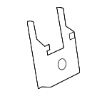 KD4568403 - Body: Upper Center Pillar Trim Bracket for Mazda Image