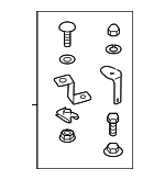 E7210VA101 - : Spoiler Hardware Kit for Subaru Image