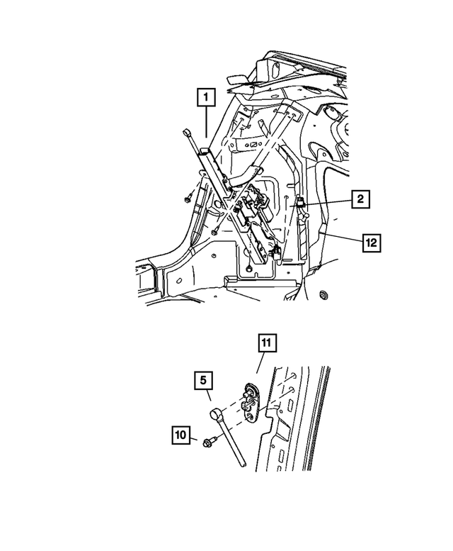 « 5054004AI –  : Hayon Motorisé Embrayage Et Chaussure pour Mopar Image »