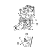 5054004AI - Body Sheet Metal Except Doors: Power Liftgate Motor And Gear for Chrysler: Pacifica Image