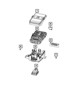 68500869AA - Electrical: High Current Fuse Array for Jeep: Grand Wagoneer Image