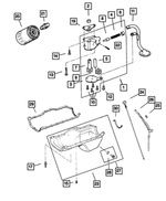 53007567 - : Oil Pan Gasket for Mopar Image