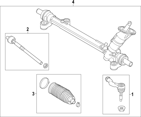Steering Gear & Linkage for 2021 Ford Mustang Mach-E #1