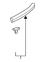 71154TRWA01 - Body: Grille Seal for Honda: Clarity Image