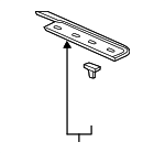 71156TRWA10 - Body: Grille Seal for Honda: Clarity Image