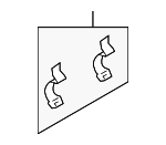 CY0113Z27 - Engine: Lower Case Clip for Mazda: 6, CX-9 Image