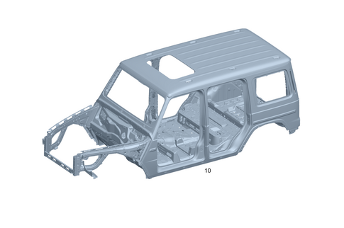 Body-in-White for 2025 Mercedes-Benz G550 #0