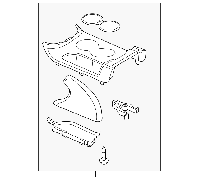2016 Mazda CX-5 Cup Holder KA0G-64-630A-02 | OEM Parts Online