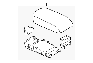 KA0G-64-450B-02 - OEM NEW 2016 Mazda CX-5 Center Lid Console Armrest