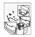 KD4564420C02 - Body: Rear Console for Mazda: CX-5 Image image