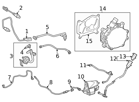 Evaporative System for 2022 Mercedes-Benz GLB 35 AMG&reg; #0