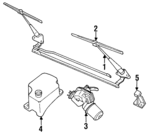 20151254 - Body: Wiper Arm for Buick: Regal | Chevrolet: El Camino, Monte Carlo | GMC: Caballero | Oldsmobile: Cutlass Calais, Cutlass Cruiser, Cutlass Salon, Cutlass Supreme | Pontiac: Bonneville, Grand Prix Image