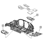 1PC451X9AD - : Floor Mat Kit for Mopar Image