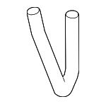 LF6613680 - Emission System: Engine Coolant Hose for Mazda Image