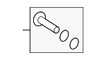 585801D000 - Body: Brake Assembly Pin for Hyundai Image