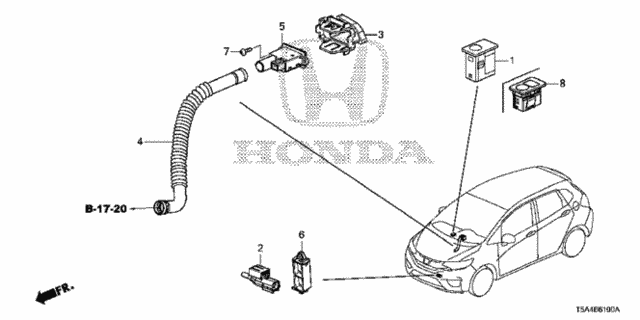 A/C Sensor for 2016 Honda Fit #0