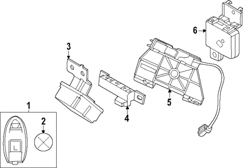 Keyless Entry Components for 2025 Nissan Z #0