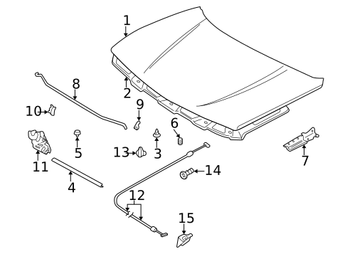 Hood & Components for 2003 Suzuki Grand Vitara #0