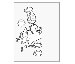 165762Y00A - : Air Duct for Nissan: Maxima Image