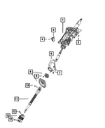 68438450AC - : Steering Column Intermediate Shaft for Mopar Image