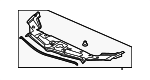71129TX6A00 - Body: Sight Shield for Acura: ILX Image