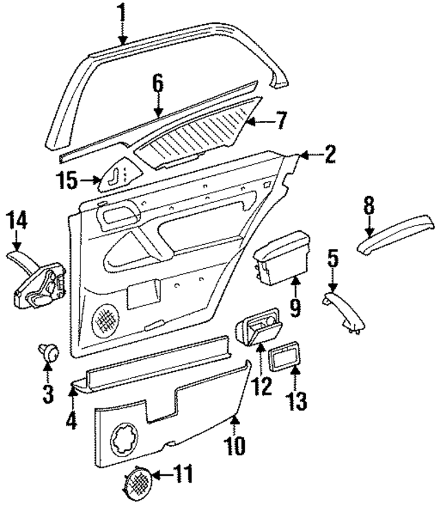 14073050629116 - Body: Window Trim for Mercedes-Benz Image