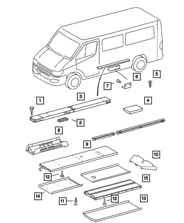 5126093AB - Air Conditioning &amp; Heater: Screw for Mopar Image