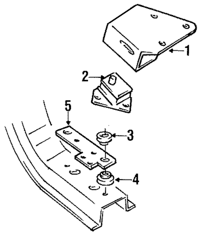 4446005 - Engine: Mount for Mopar Image