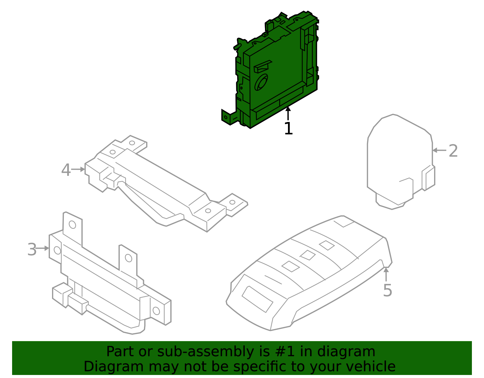 954C0-Q5011 - Control Module 2023-2025 Kia Seltos | Kia.Parts Store