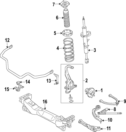 Upper Control Arm for 2005 Nissan 350Z #0