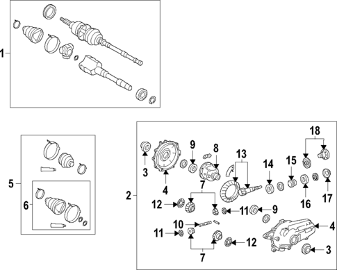Front Axle for 2017 Lexus RC300 #0