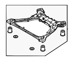 62405CW051 - Suspension: Engine Cradle for Kia: Sportage Image