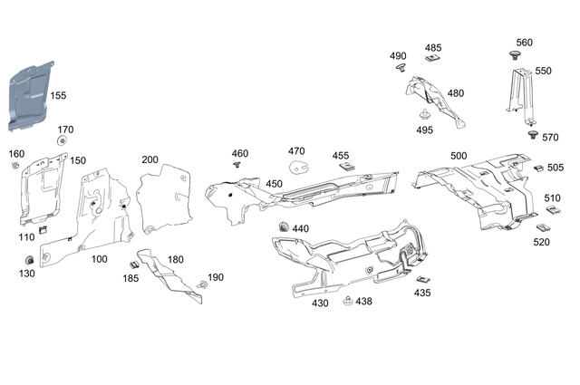 9911470 - Exhaust System: Spring Clip for Mercedes-Benz Image image