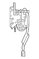 68280337AI - Body: Upper Latch for Mopar Image