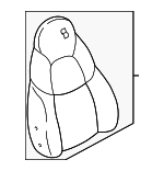 NE028813080 - : Seat Back Assembly for Mazda: Miata Image