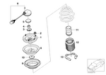 31331091887 - Front Axle: Additional Shock Absorber, Front for BMW Image