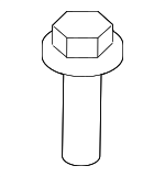 9010906374 - Electrical: Headlamp Assembly Screw for Lexus: ES350, GS300, GS350, GS430, IS F, IS200t, IS250, IS300, IS350, NX350h, NX450h+, RX350L, RX450hL Image