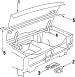 20730747 - Body: Lid for Oldsmobile: 98 Image