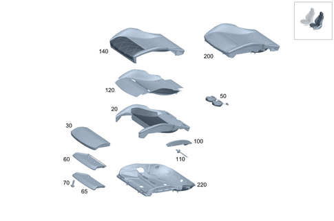 Left Seat for 2025 Mercedes-Benz AMG GT 55 #0