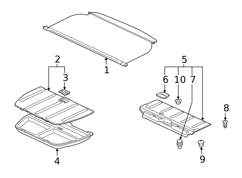 Interior Trim - Rear Body for 2025 Mitsubishi Outlander Sport #12
