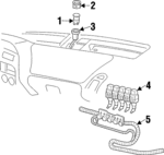 10067986 - Electrical: Sensor for Buick: Century, Commercial Chassis, Regal, Roadmaster, Skylark | Cadillac: Brougham, Fleetwood | Chevrolet: Beretta, Caprice, Corsica, Impala, Lumina, Lumina APV, Monte Carlo | Oldsmobile: Achieva, Custom Cruiser, Cutlass Ciera, Cutlass Cruiser | Pontiac: Grand Am, Grand Prix Image
