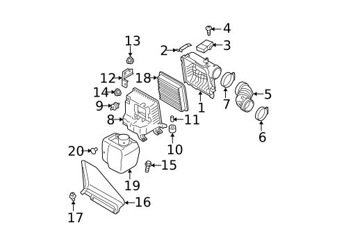 Air Intake for 2006 Subaru Legacy #0