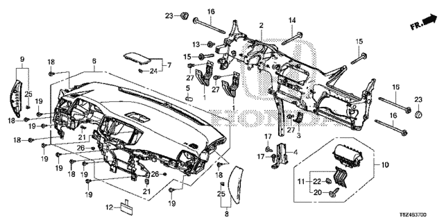 Instrument Panel for 2019 Honda Ridgeline #0