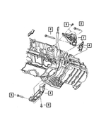 6502874 - Engine Mounting: Hex Head Bolt for Mopar Image