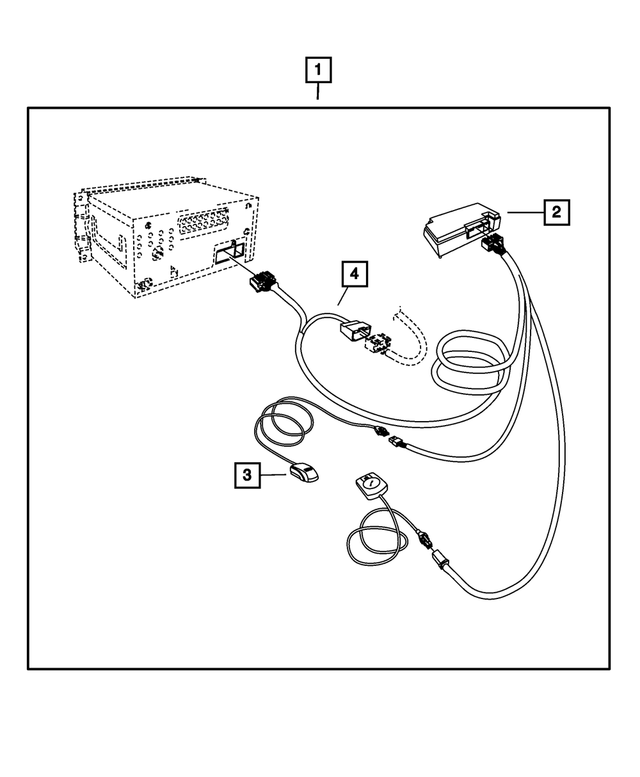 5064884AC - Mopar Accessories - Component Parts: Telematics Module for Mopar Image