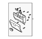 8451026521TI - : 2005 2006 Hyundai Santa Fe - Glove Box Assembly for Hyundai: Santa Fe Image