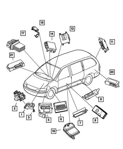 Modules for 2005 Dodge Caravan #0