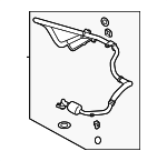 73425FN000 - HVAC: Suction Hose for Subaru Image
