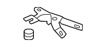 73687FN000 - HVAC: Compressor Bracket for Subaru Image